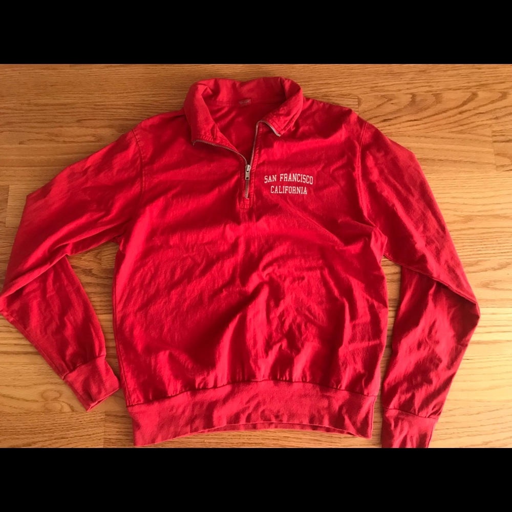Brandy Melville San Francisco Half Zip